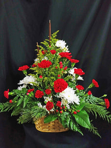 EA 1266 Blast of red and white in a basket